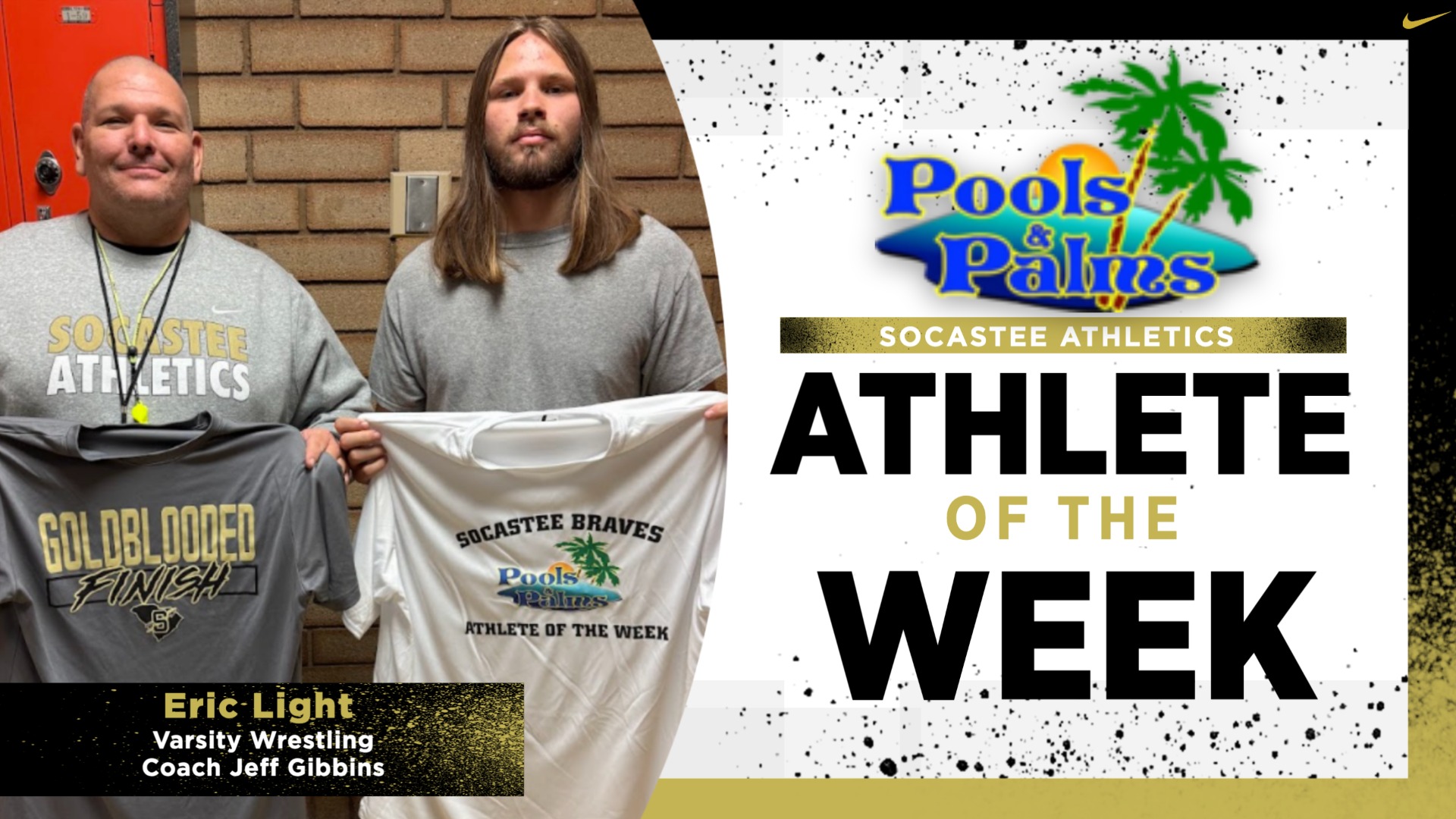 Slide 1 - Pools & Palms Athlete of the Week: Eric Light