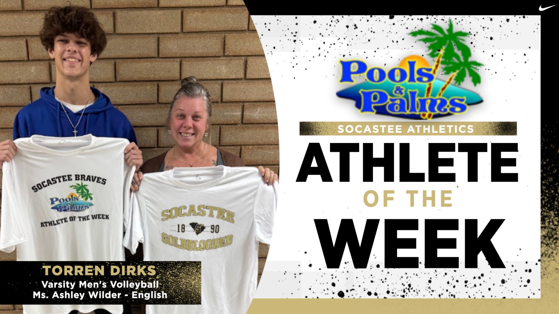 Slide 1 - Pools & Palms Athlete of the Week: Torren Dirks