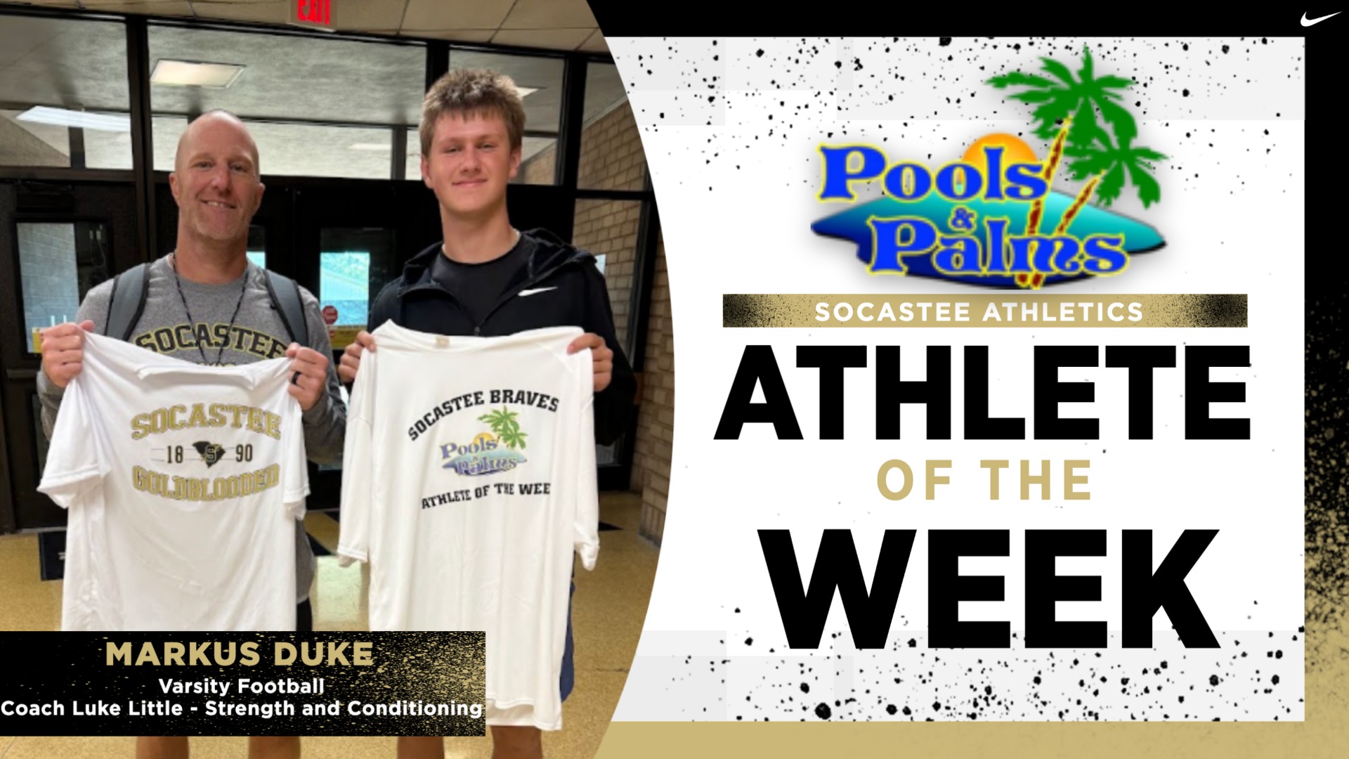 Slide 2 - Pools & Palms Athlete of the Week: Markus Duke