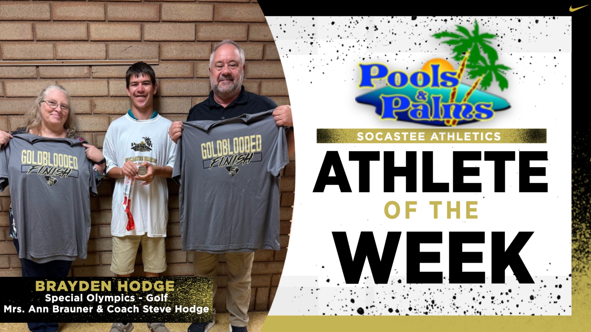 Slide 5 - Pools & Palms Athlete of the Week: Brayden Hodge