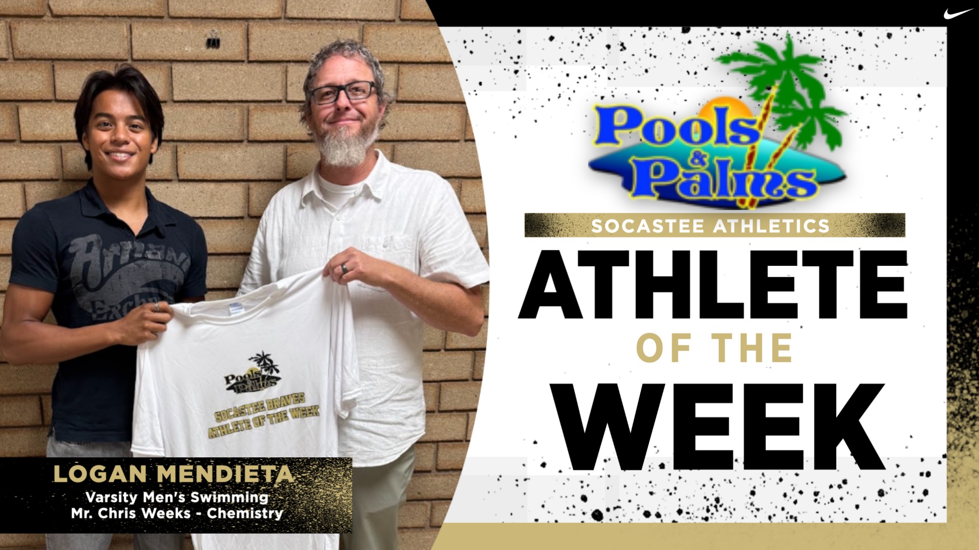 Slide 0 - Pools & Palms Athlete of the Week: Logan Mendieta