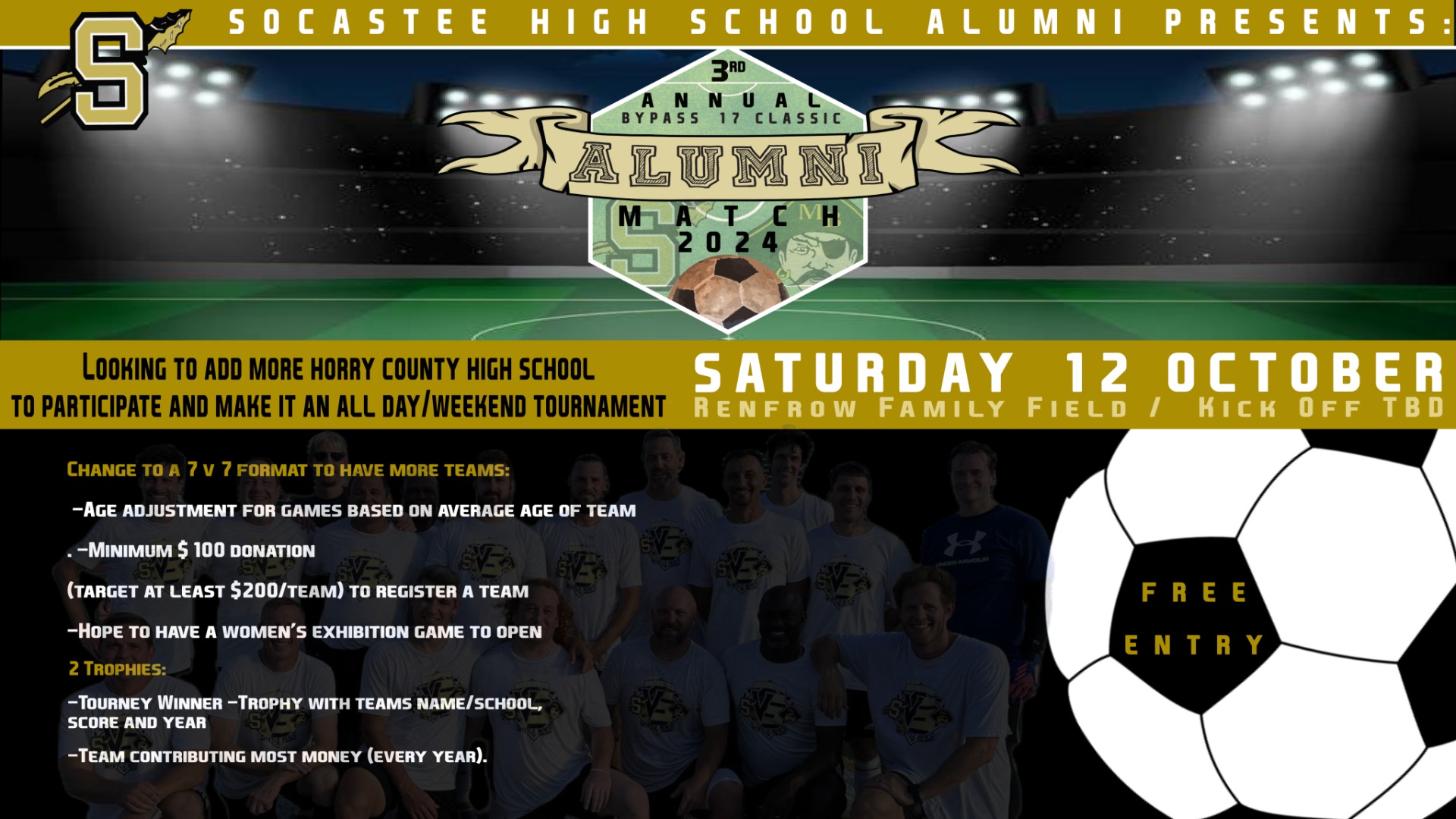 Slide 4 - 2024 Alumni Soccer Game