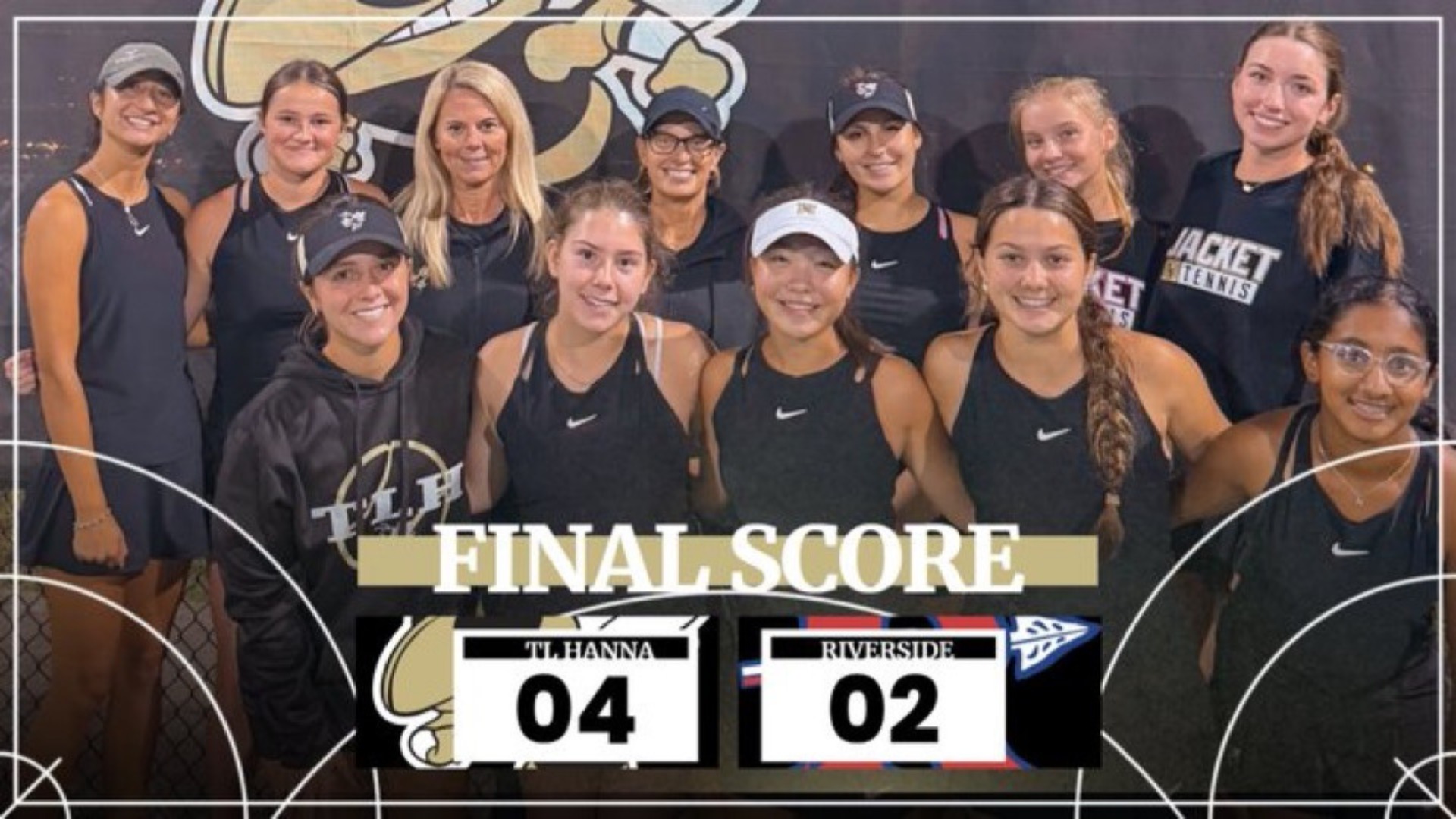 Slide 2 - Girls Tennis Advances to State Semifinals With Win over Warriors