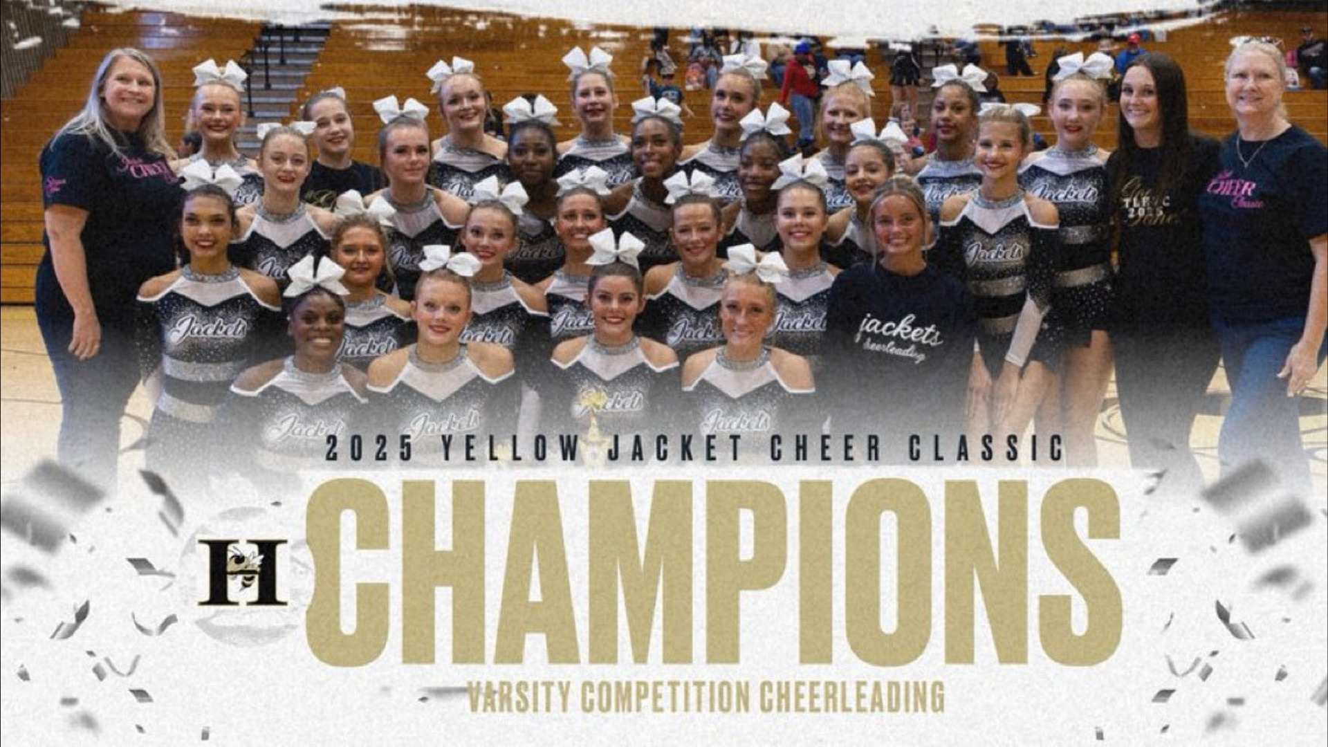Slide 4 - JV and Varsity Cheer Win Titles
