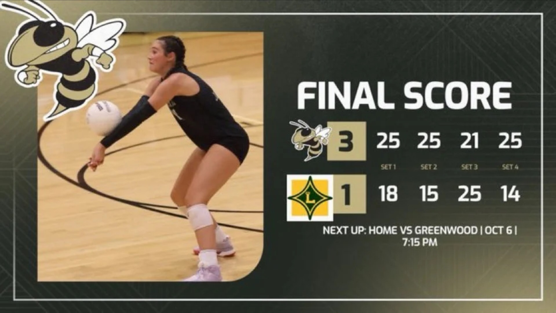 Slide 0 - Girls Volleyball Stays in First Place in Region Play