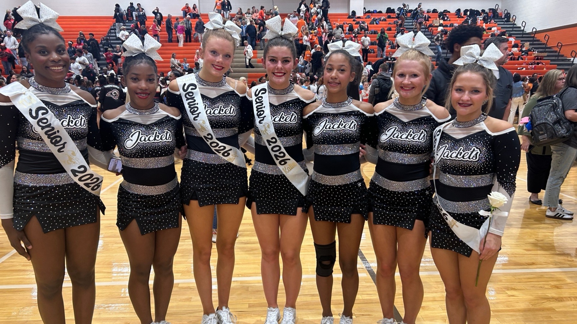 Slide 0 - TL Hanna All Region Cheerleaders Lead Hanna to 2nd Place Finish