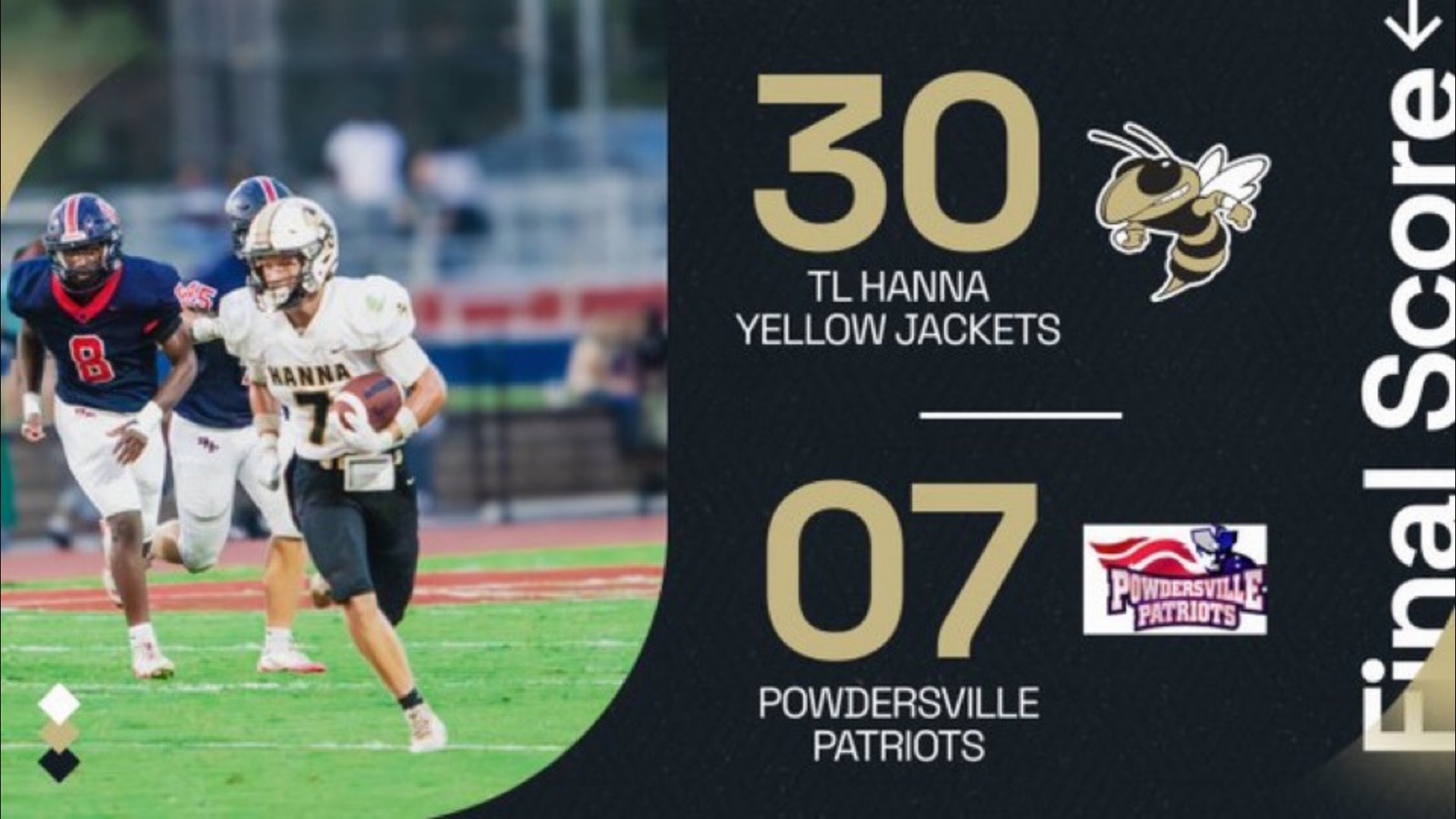 Slide 0 - Jackets Sting Patriots 30-7