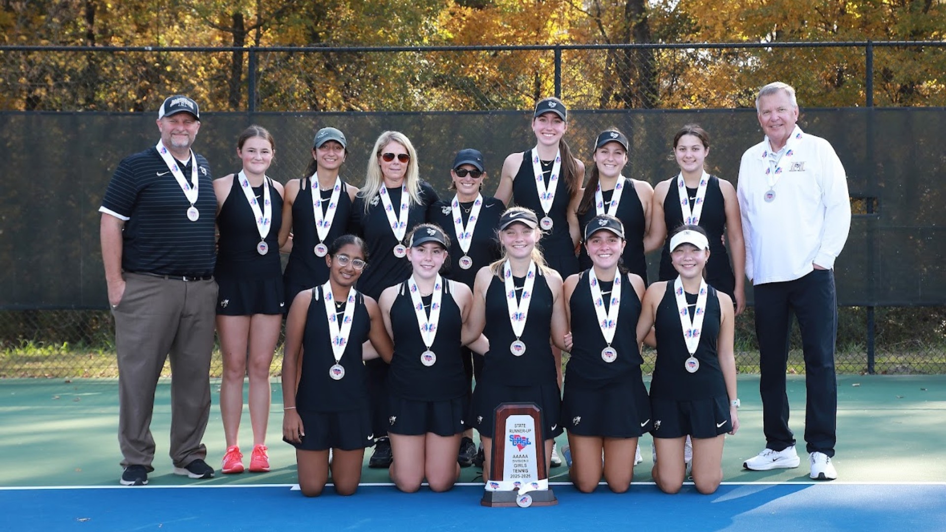 Slide 2 - Girls Tennis Falls 4-2 in State Championship Match