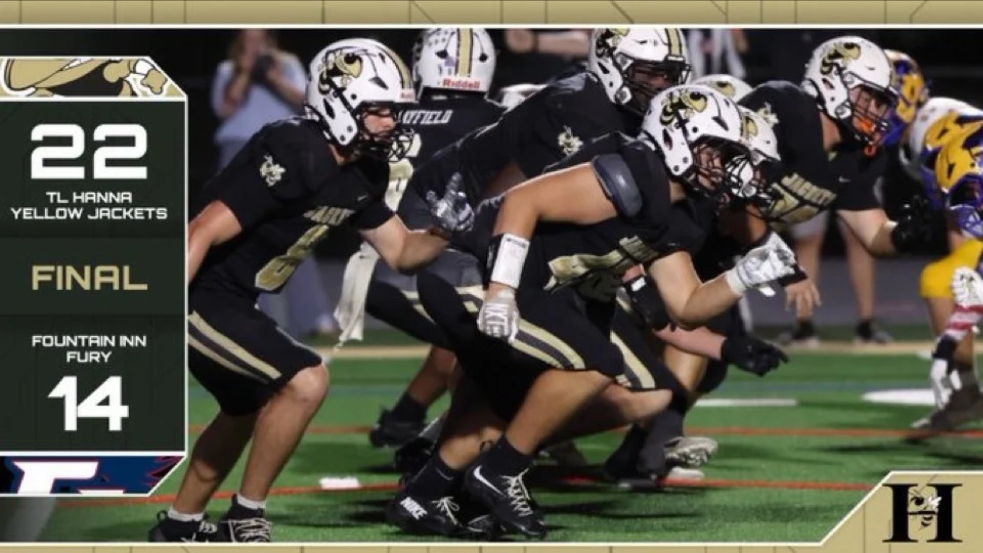 Slide 2 - A Defense Forcing Late Turnovers and Demarcus Duck's Rushing Lead Hanna to 5-1