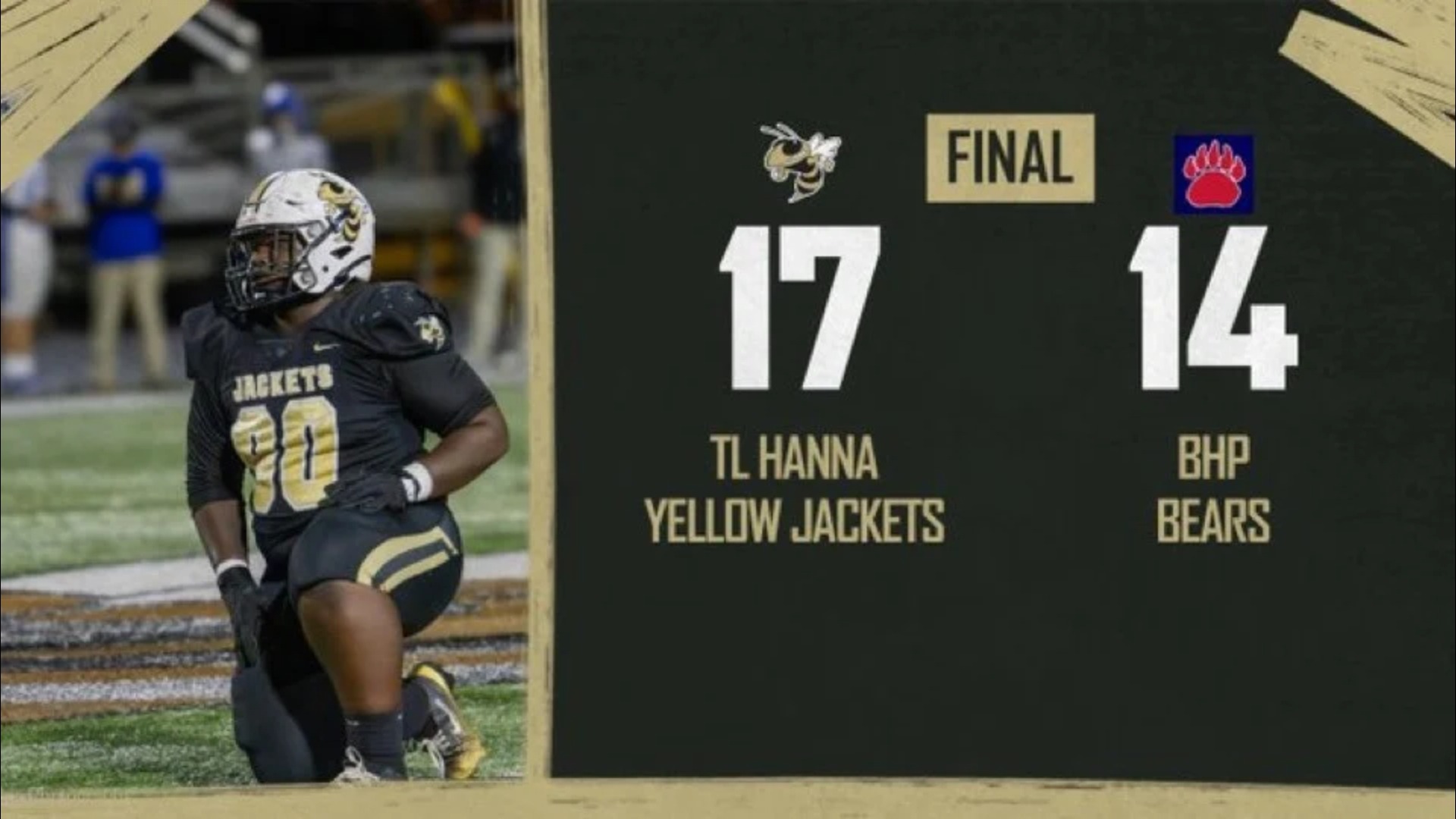 Slide 0 - Lack's Game WIinner Lifts Jackets Over BHP 17-14