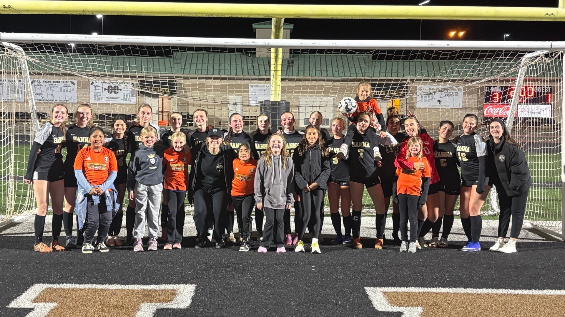 Slide 1 - Varsity Girls Beat Easley 3-1 on Youth Soccer Night!