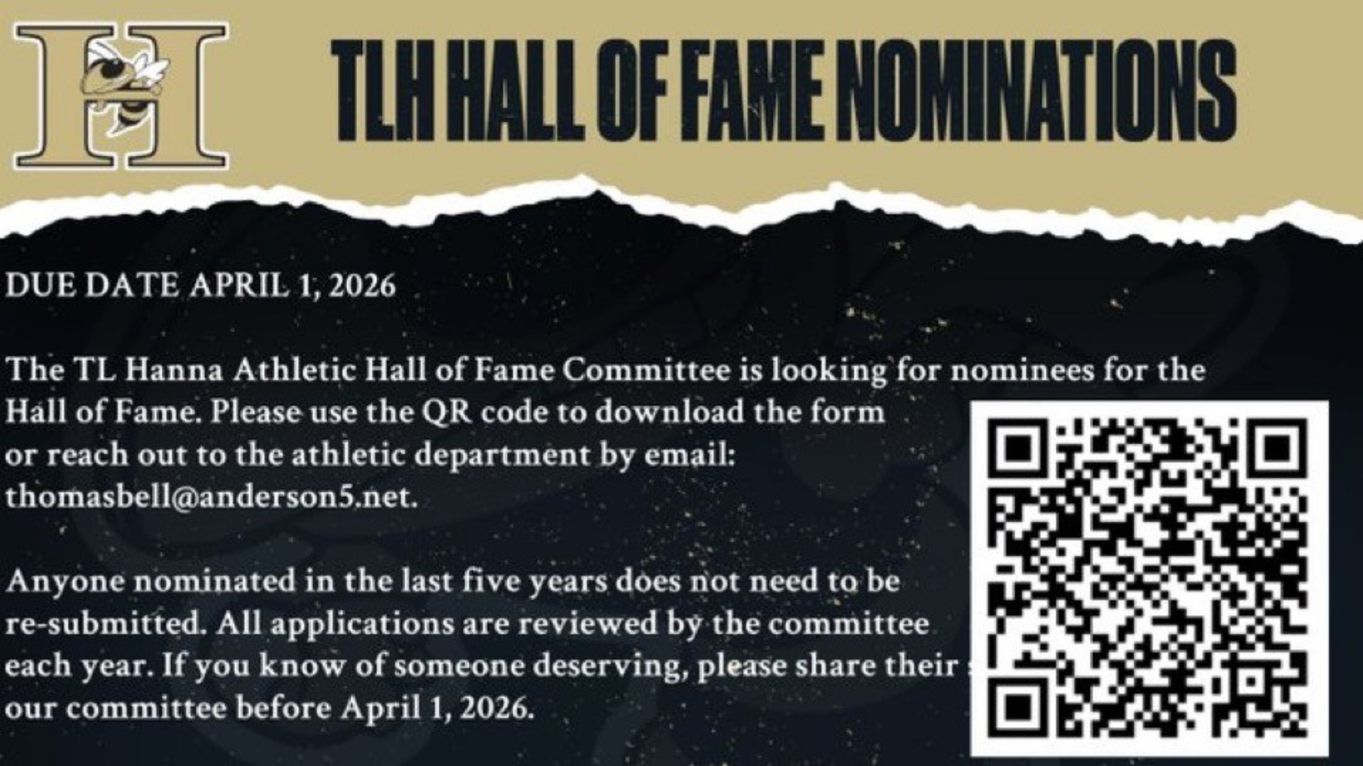 Slide 0 - Hall of Fame Nominations Open Now- Forms On Any Team Sports Page