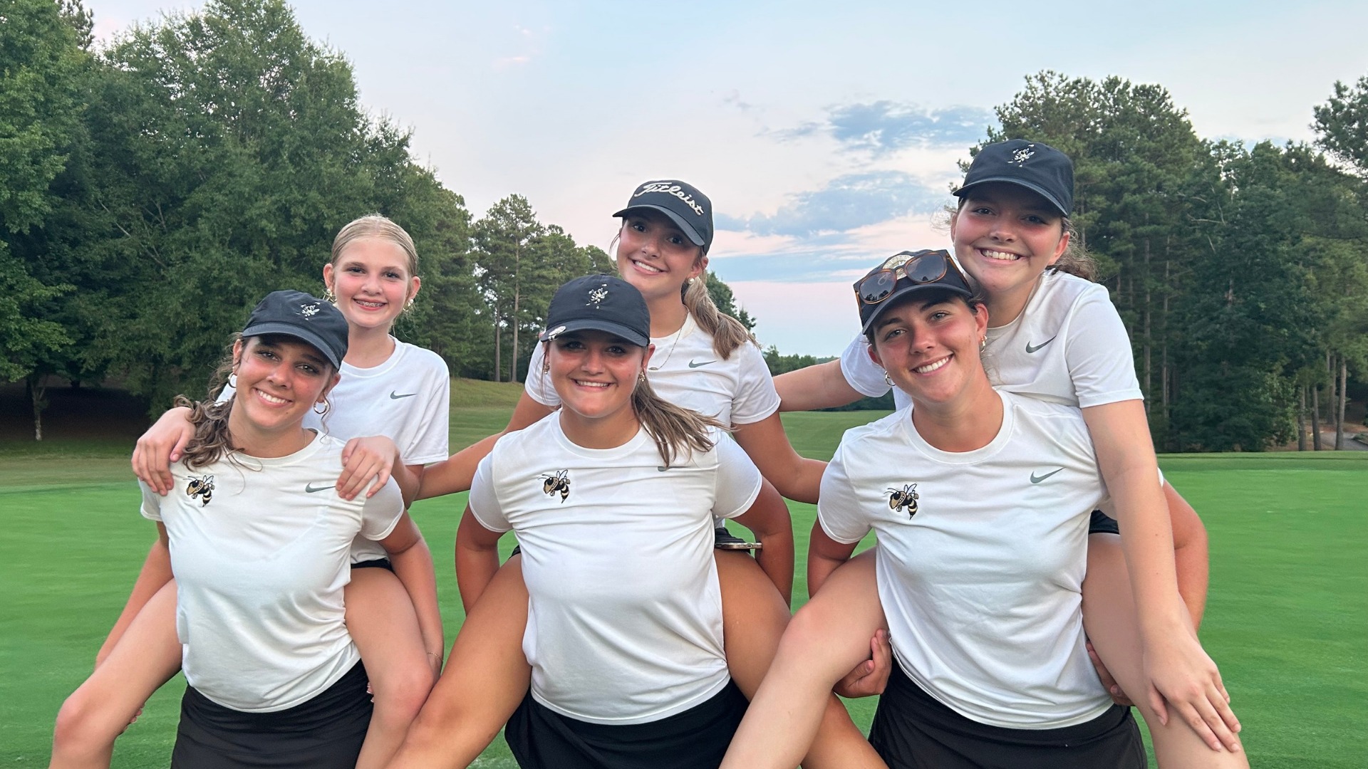 Slide 3 - Erlenkeuser Sisters Fire Career Low Nine Hole Rounds in Jacket's Win