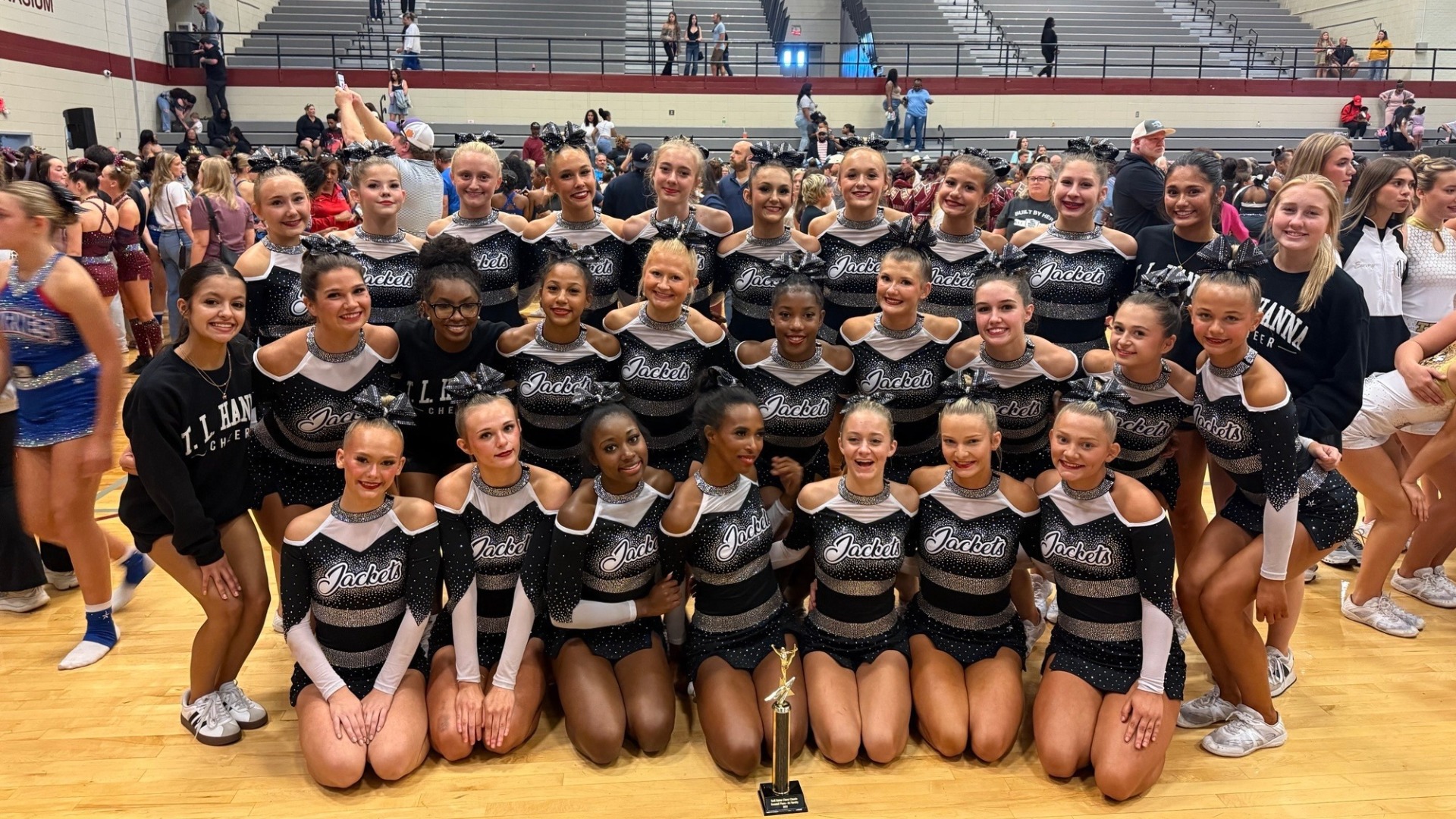 Slide 3 - Varsity Cheer 2nd Place at Season Opening Meet