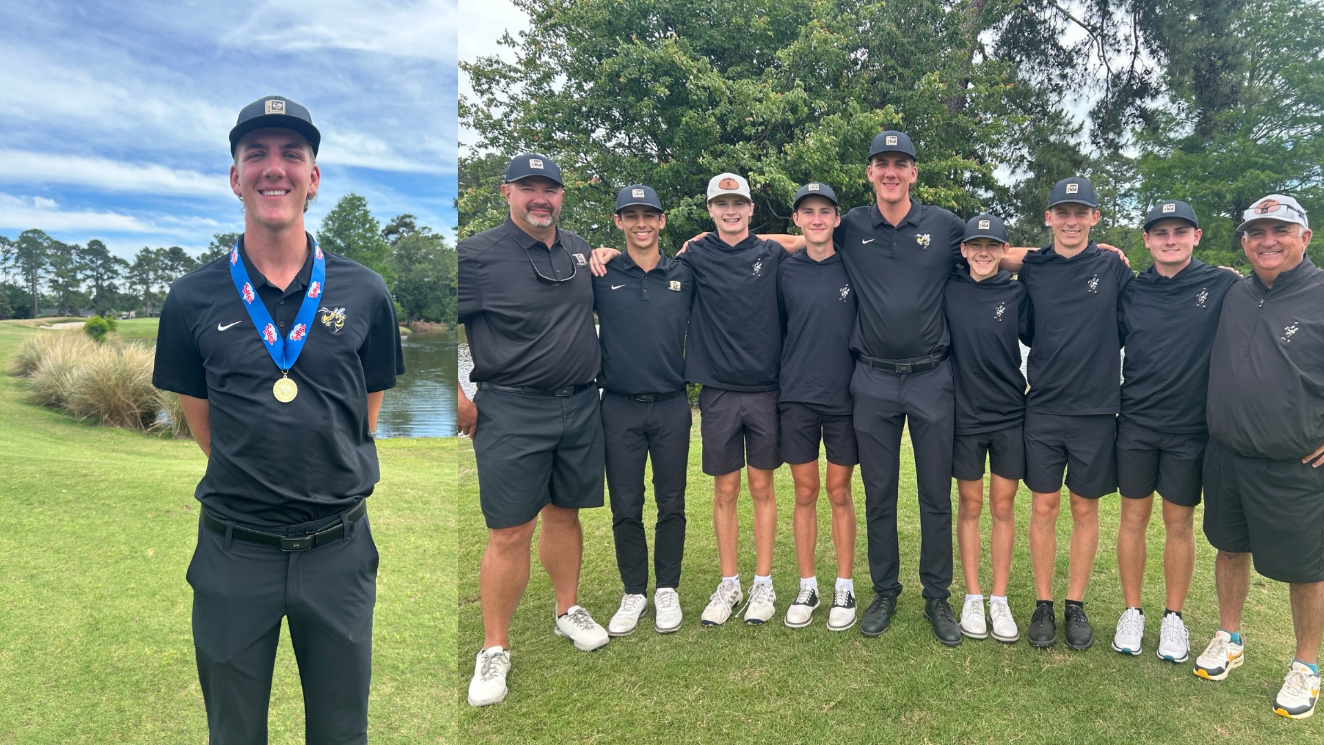 Slide 0 - Erlenkeuser Wins 2nd Individual State Title as Boys Golf Finishes 3rd at State