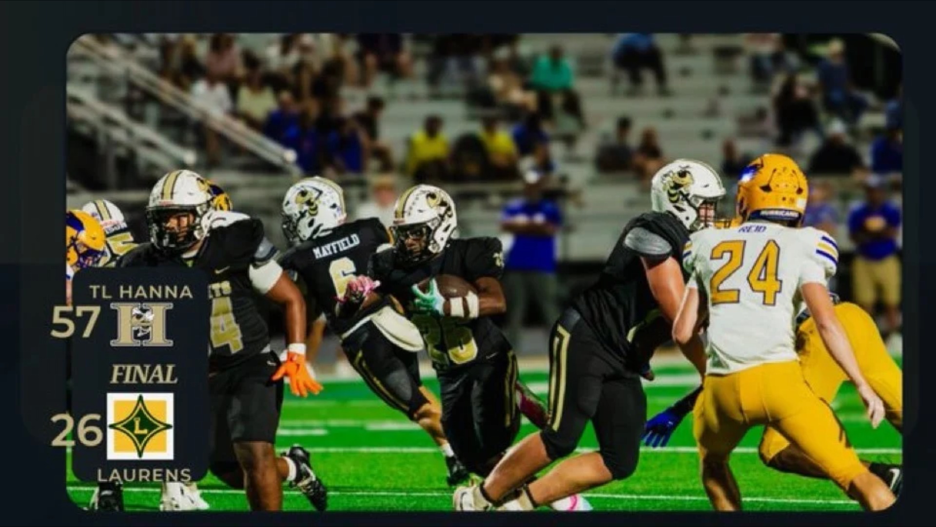 Slide 2 - Offense Explodes for 500 Yards and 57 Points as Jackets Move to 6-1