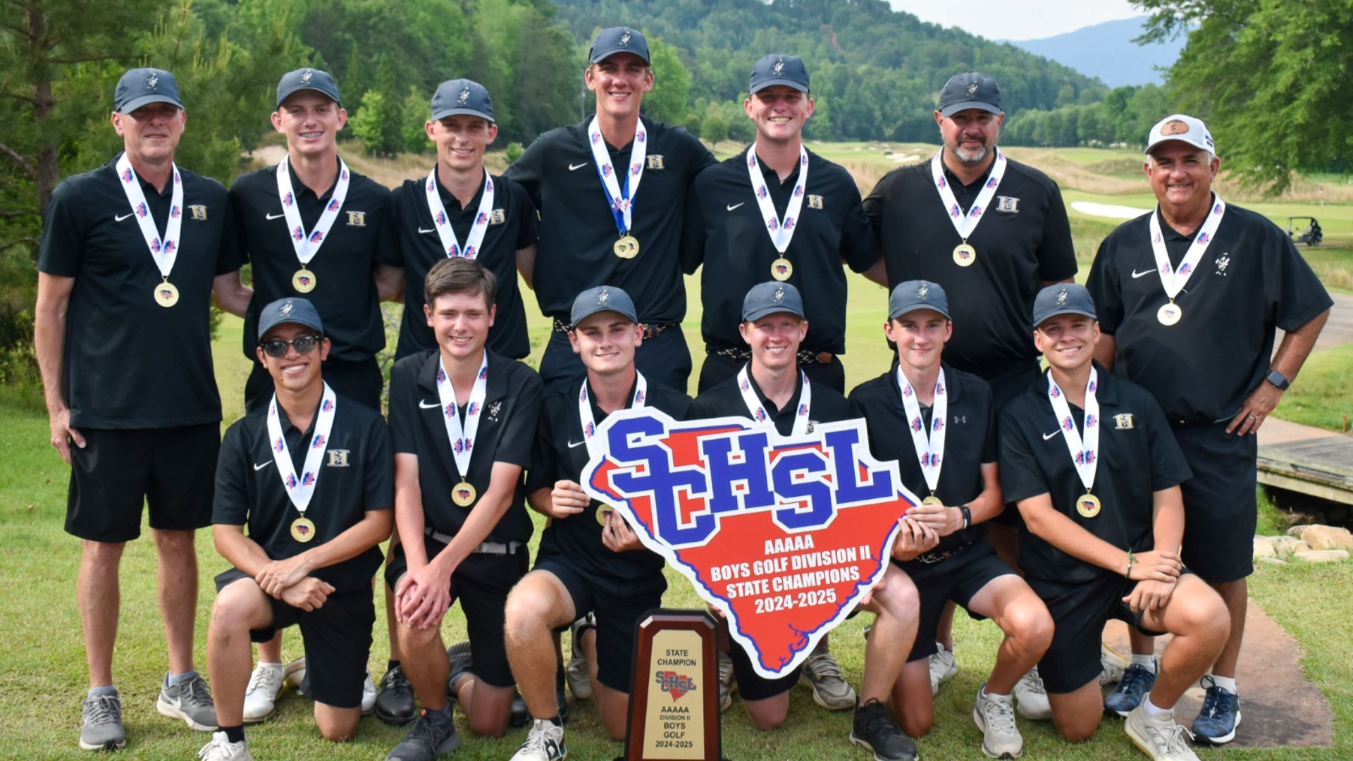 Slide 4 - 2025 Boys Golf Completes the Threepeat