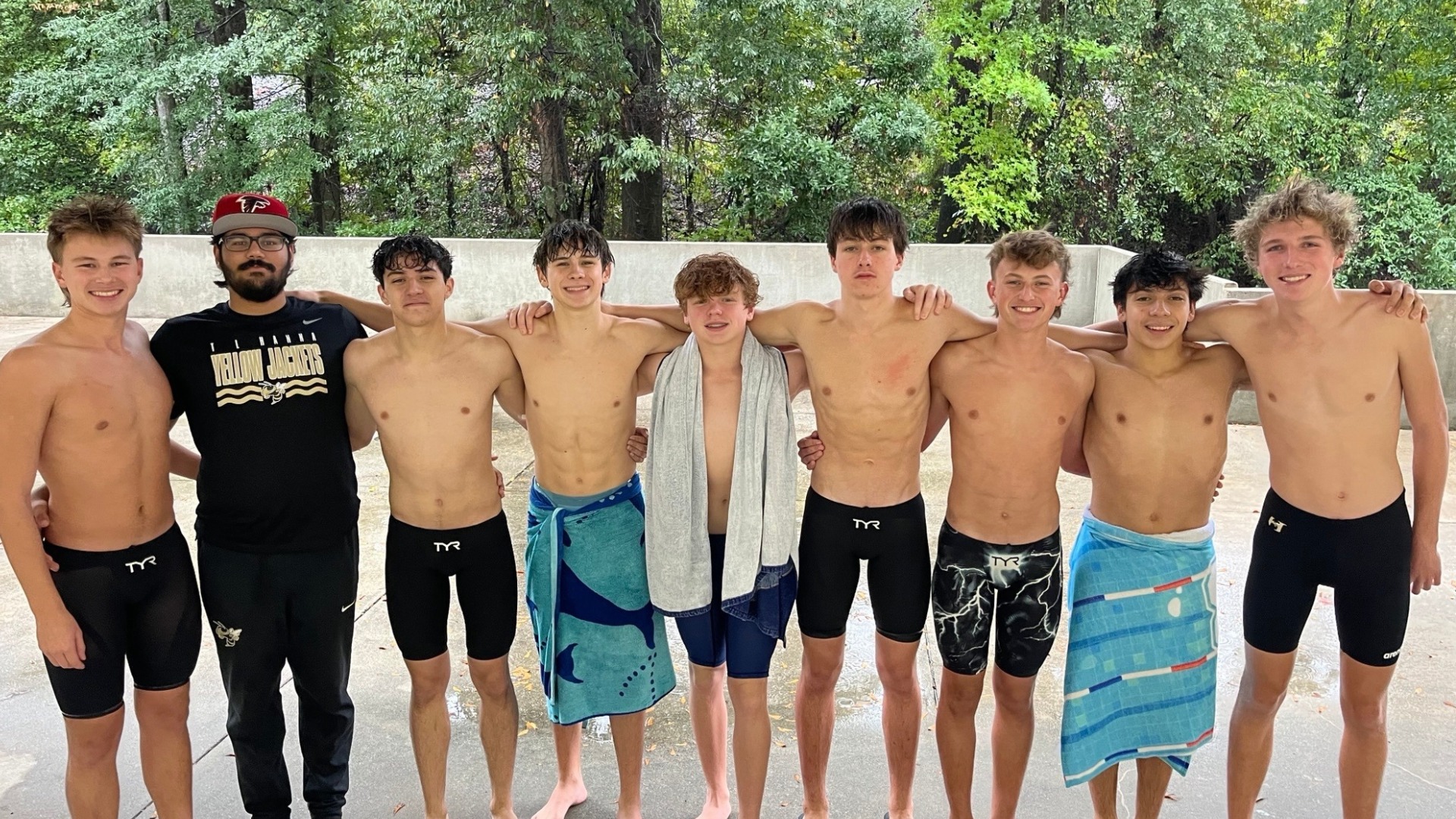 Slide 0 - Boys Swim 6th Place at State Championship Ties for Highest Finish in School History