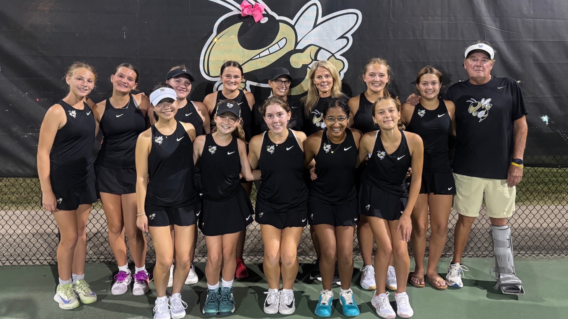 Slide 1 - Girls Tennis Takes Down Wren 5-1