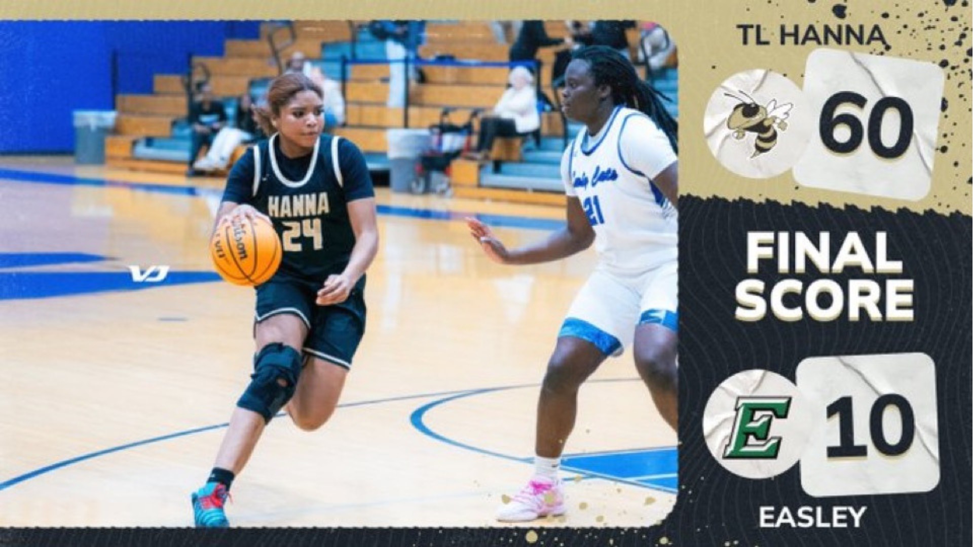 Slide 2 - Girls Basketball Smashes Easley 60-10