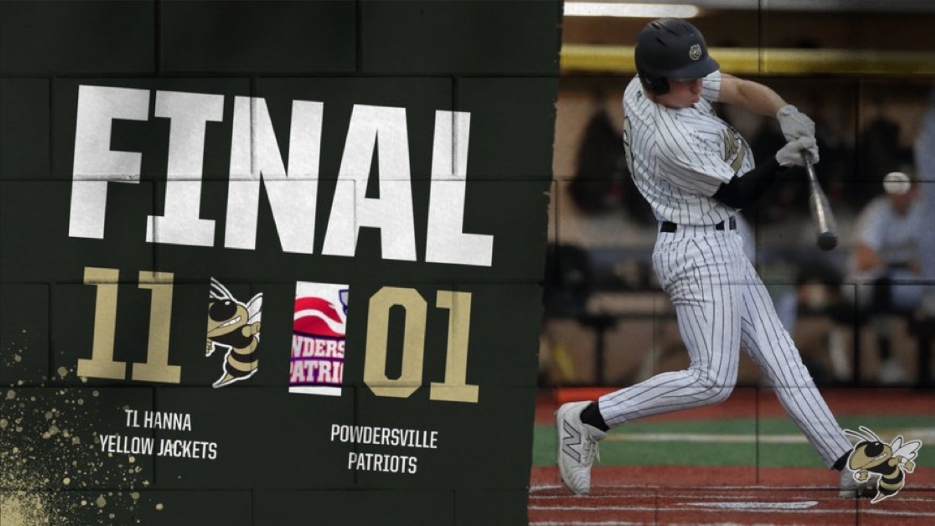 Slide 0 - Varsity Baseball Pounds Powdersville