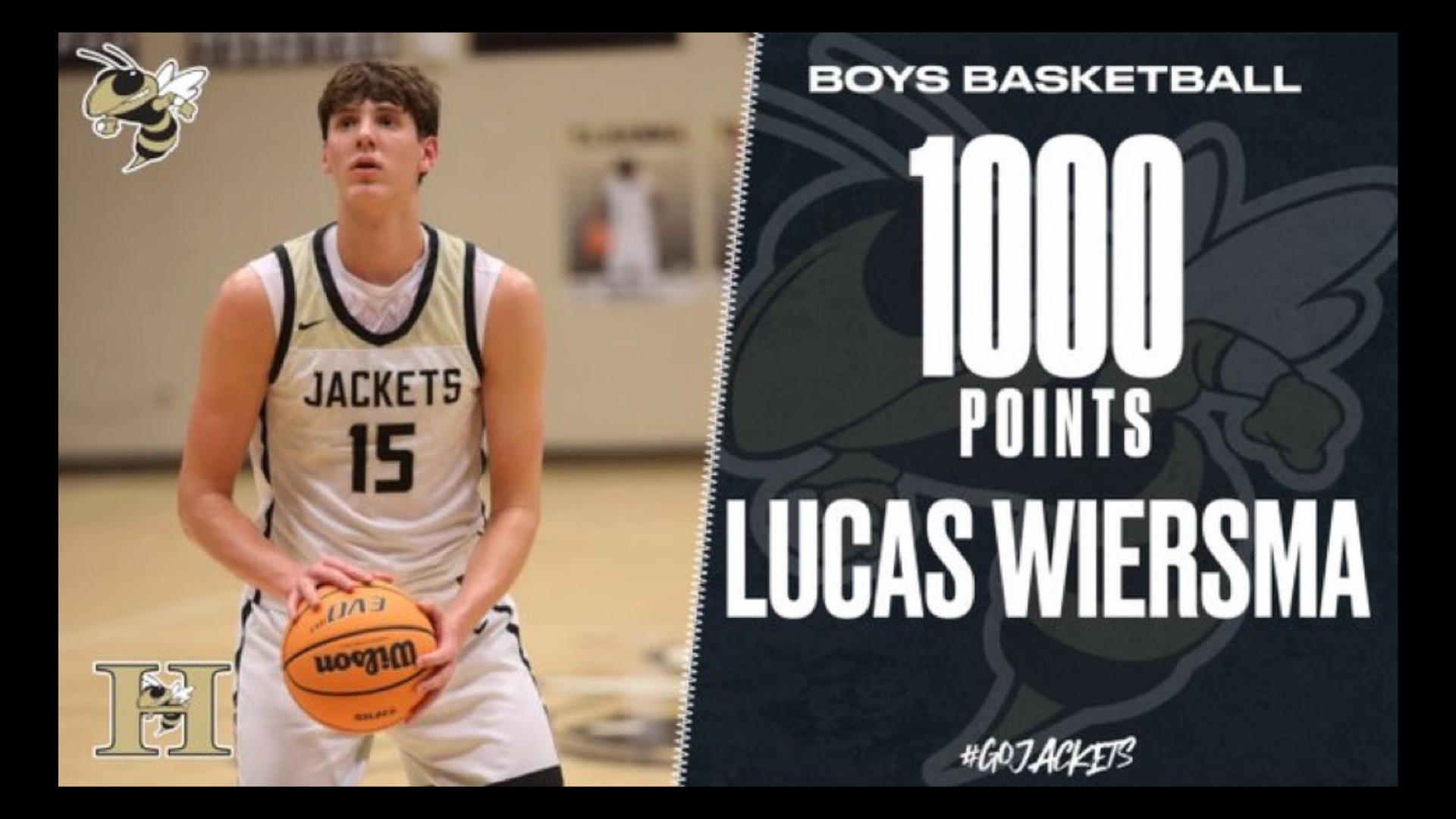 Slide 1 - Wiersma Hits Milestone of 1000 Points