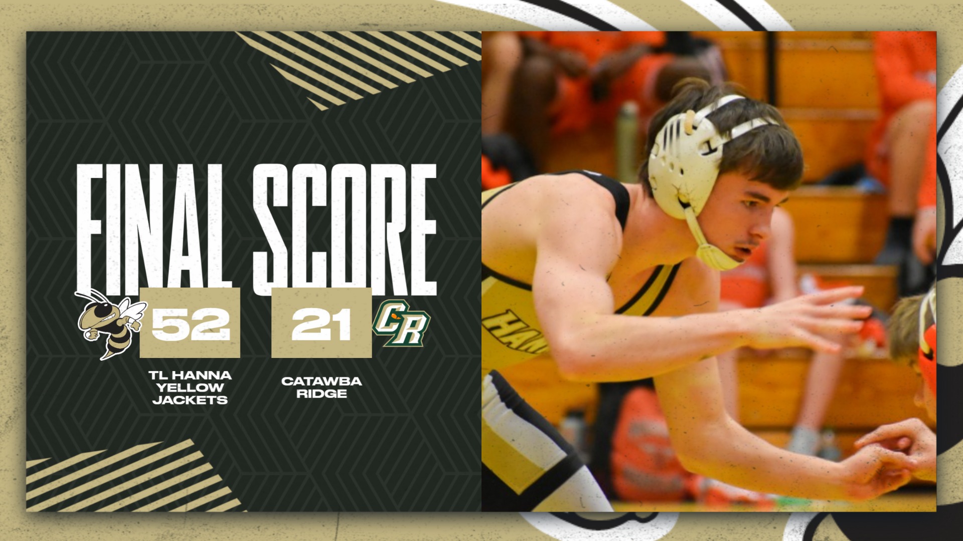 Slide 0 - Wrestling Advances to State Quarterfinals for 2nd Time in School History with Win