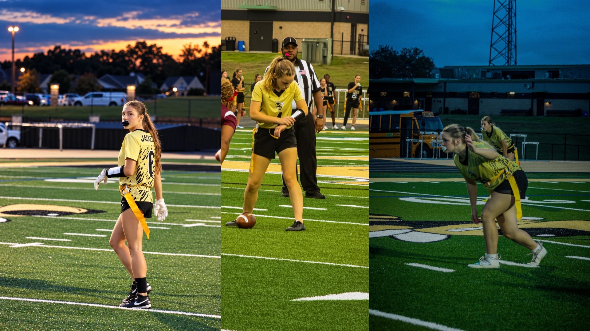 Slide 1 - Flag Football Gold Rolls to Shutout Wins on Road