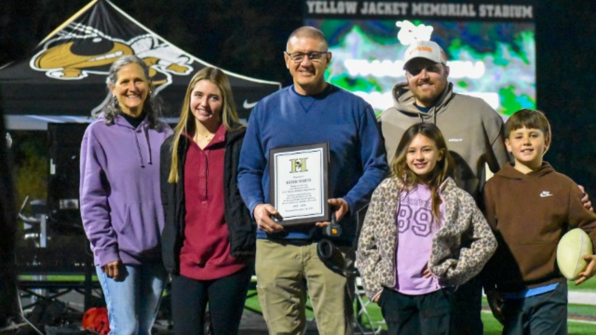 Slide 1 - Athletic Department Honors Retiring Coach White for Service