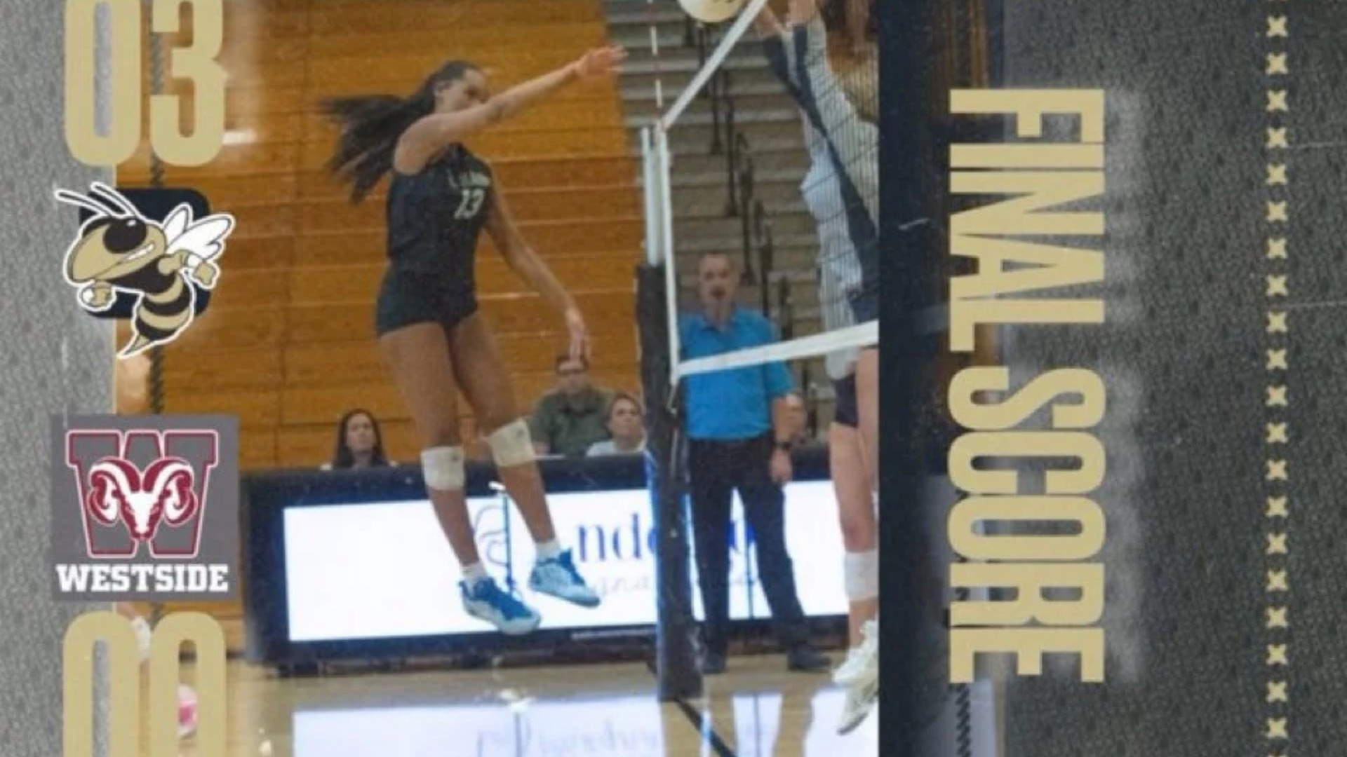 Slide 0 - Volleyball Sweeps Westside to Remain in First Place