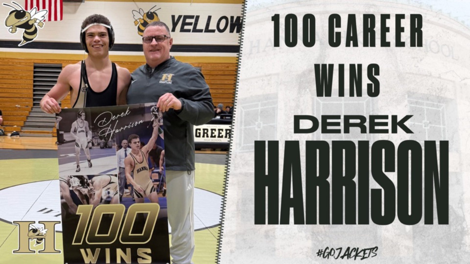 Slide 1 - Harrison Hits 100 Win Mark! 