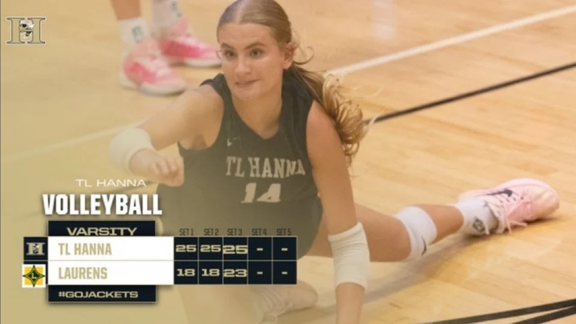 Slide 2 - Girls Volleyball Sweeps Laurens for Region Win