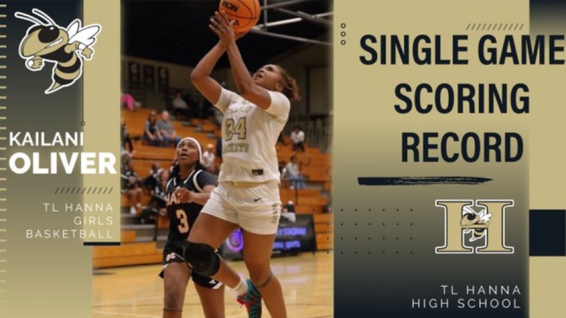 Slide 0 - Oliver Breaks Melinda Hall's Single Game Scoring Record