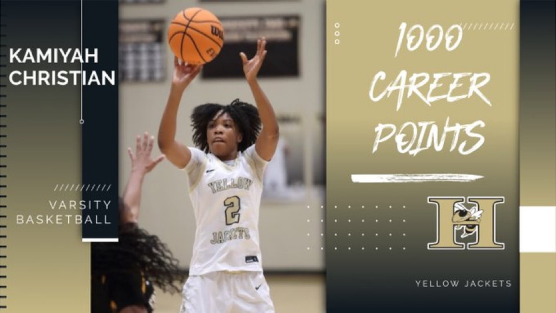 Slide 5 - Kamiyah Christian Hits 1000 Career Points