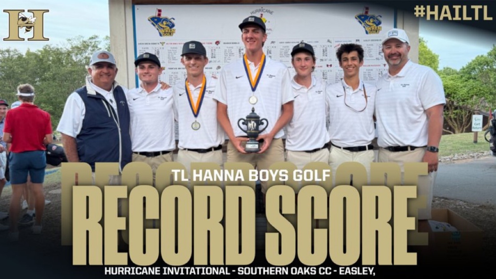 Slide 2 - Boys Golf Bests the 2003 18 Hole Record with Win at Hurricane Invitational