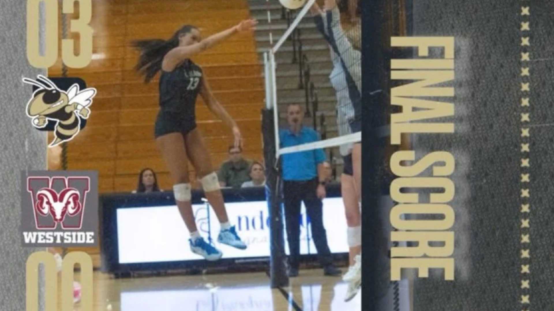 Slide 0 - Volleyball Sweeps Westside to Remain in First Place