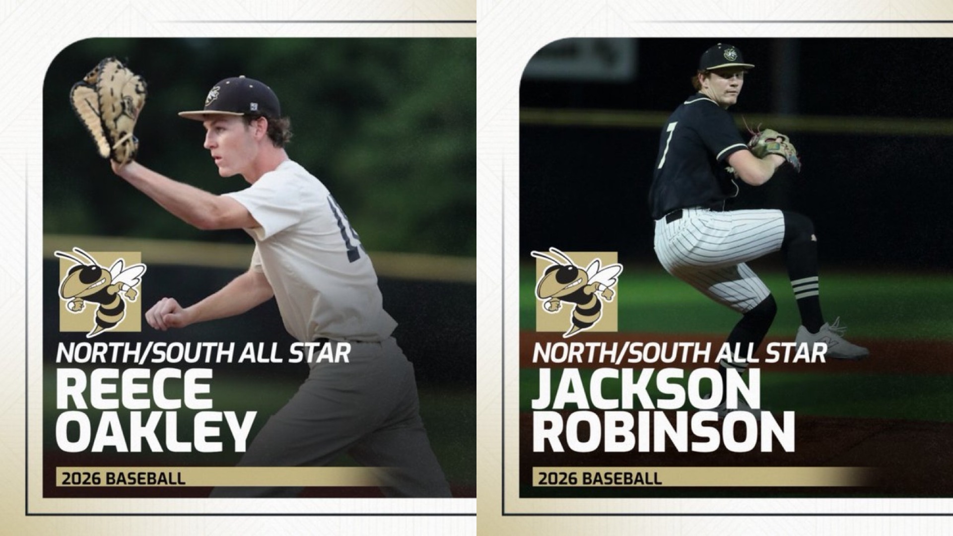 Slide 0 - Oakley and Robinson Named Baseball North/South All Stars