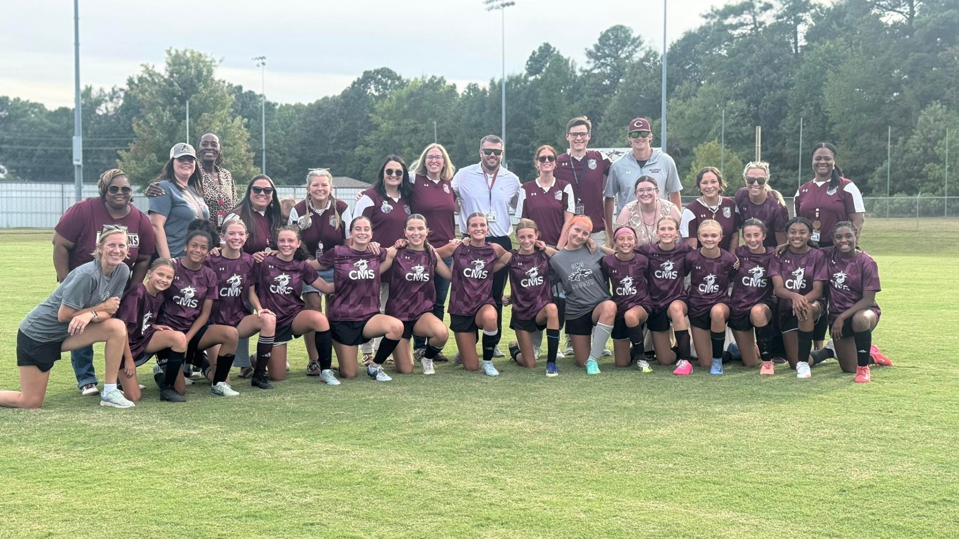 Slide 0 - Soccer girls beat Arlington 1-0 at our First ever Teacher Appreciation Event! 