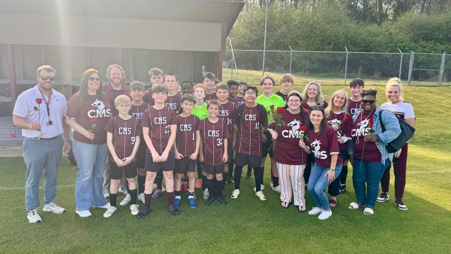Slide 2 - CMS Boys Soccer Hosts Teacher Appreciation Night