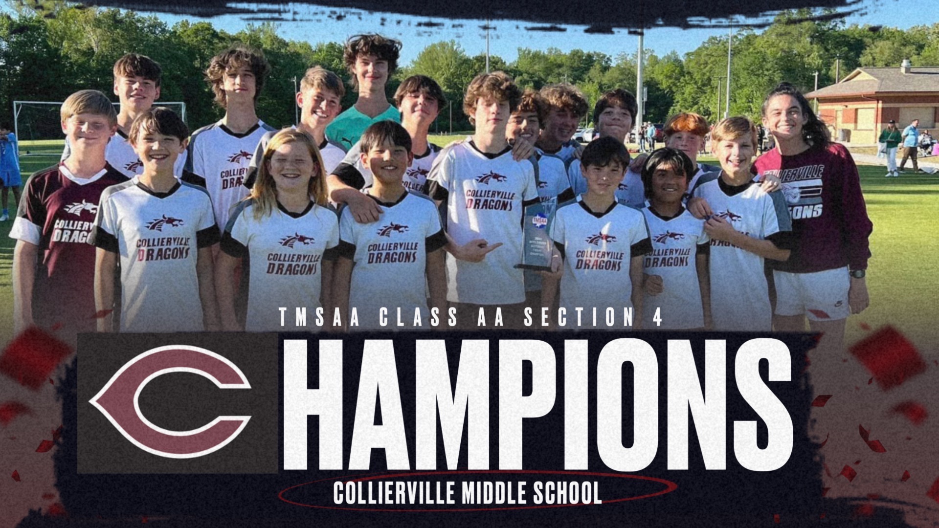 Collierville MSSlide 7 - COLLIERVILLE MIDDLE BOYS' SOCCER WINS THE 2023 TMSAA SECTIONAL CHAMPIONSHIP