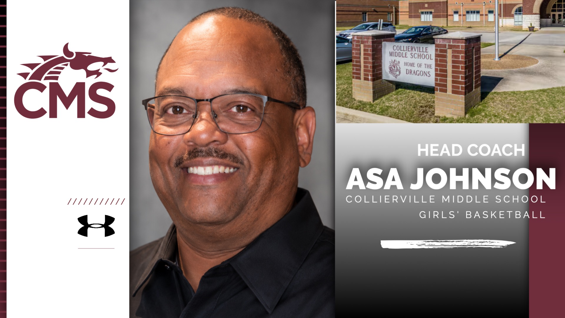 Slide 0 - Collierville Middle School Names Asa Johnson as Head Girls’ Basketball Coach