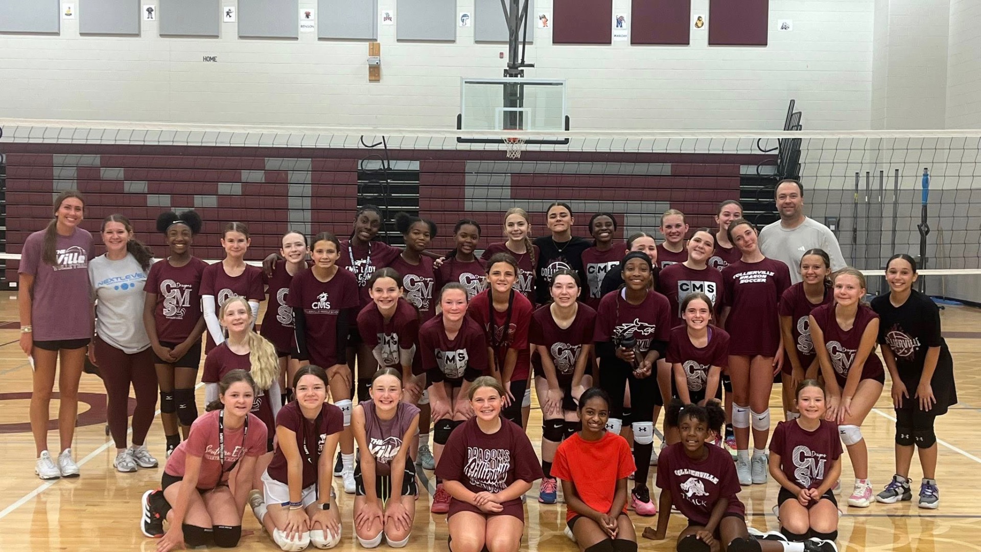 Slide 0 - Collierville Middle School Volleyball Gears Up for Season Opener Under New Head Coach