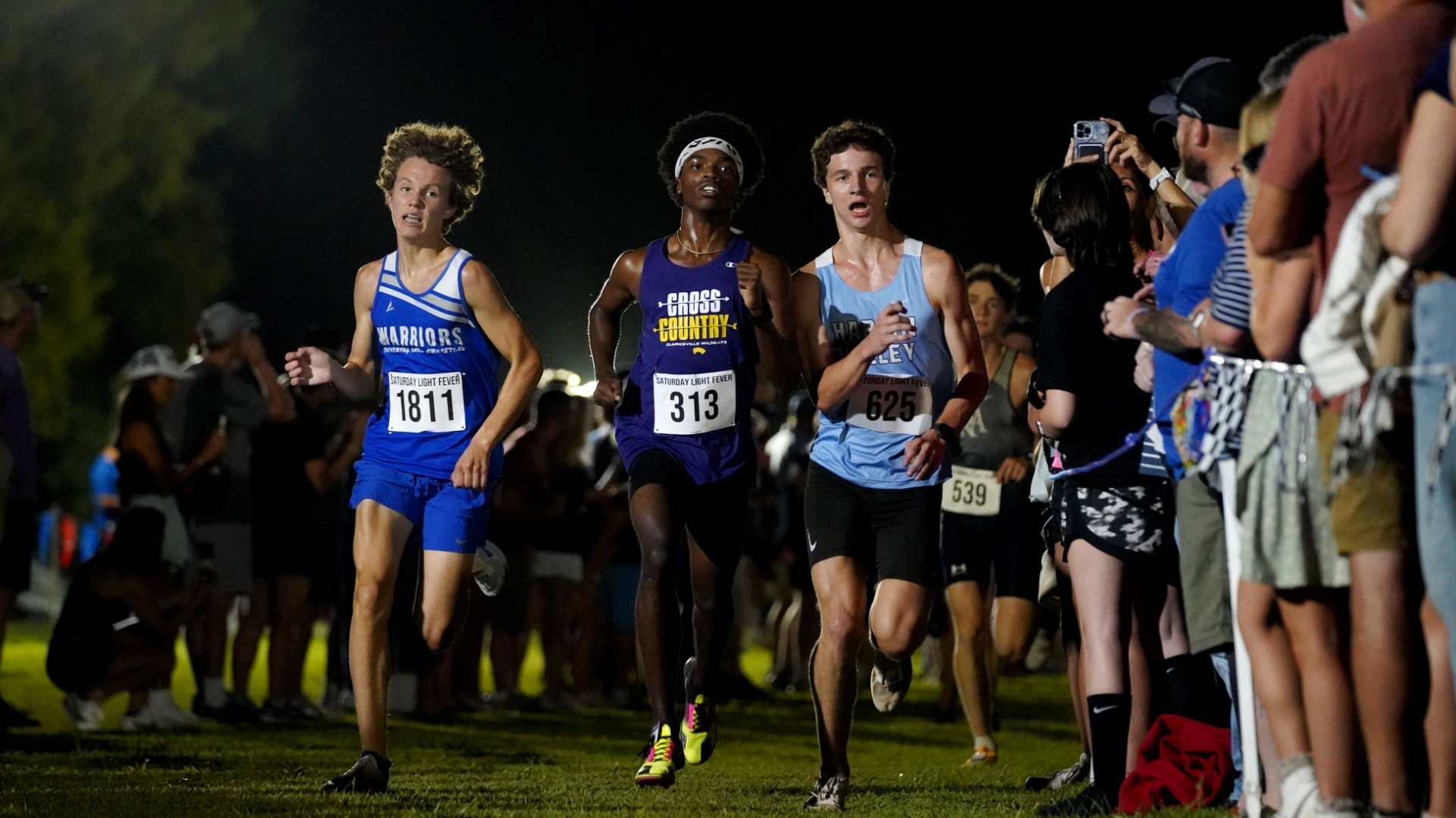 Slide 7 - Issac Socha 2nd for HVXC Boys' in 2nd Place finish at Chick-Fil-a Saturday Light Fever