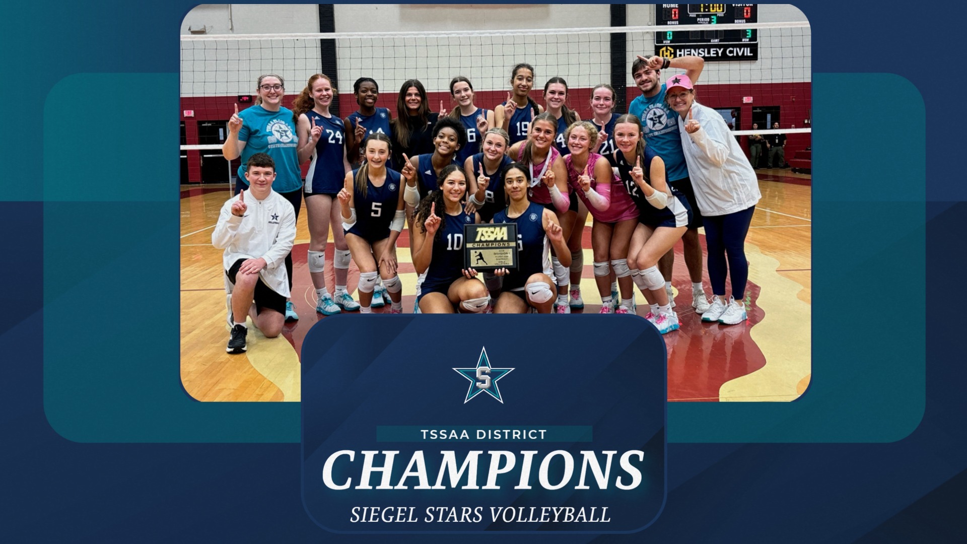 2026 TSSAA District Volleyball Champions