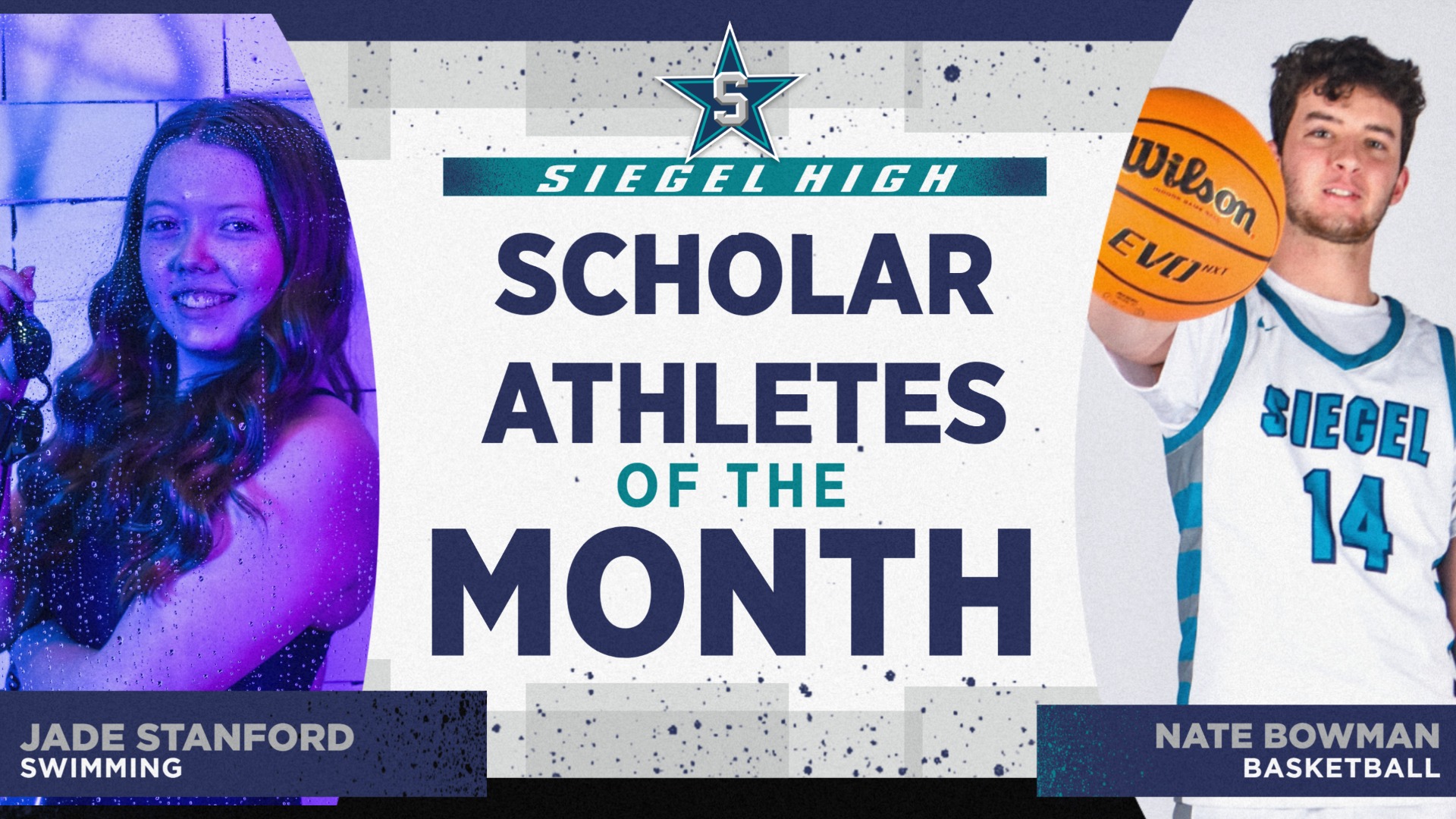 SiegelSlide 2 - Scholar Athletes of the Month - February