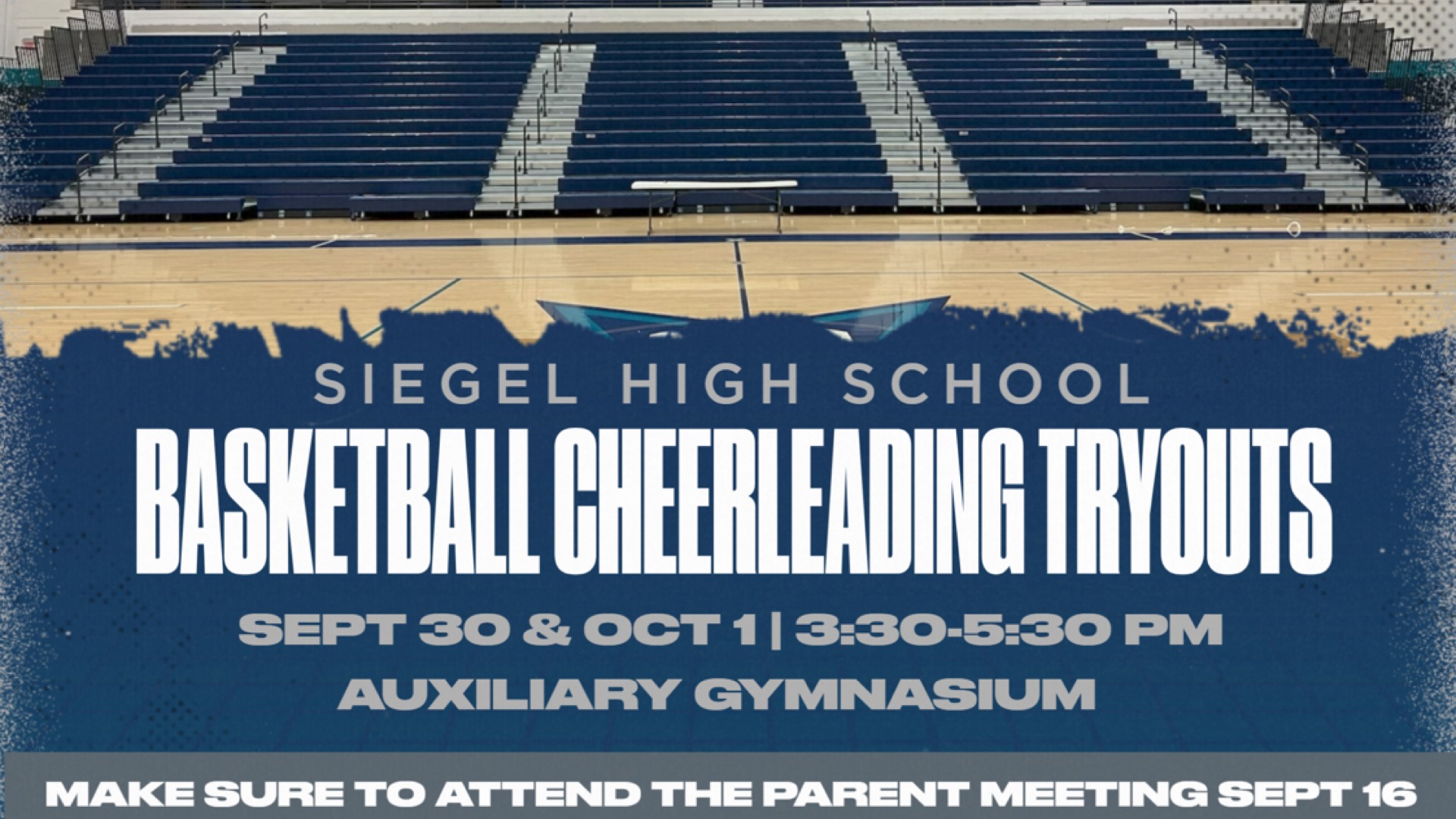 Basketball Cheer Tryouts!!!  Make sure you have completed Final Forms and your account is green. 