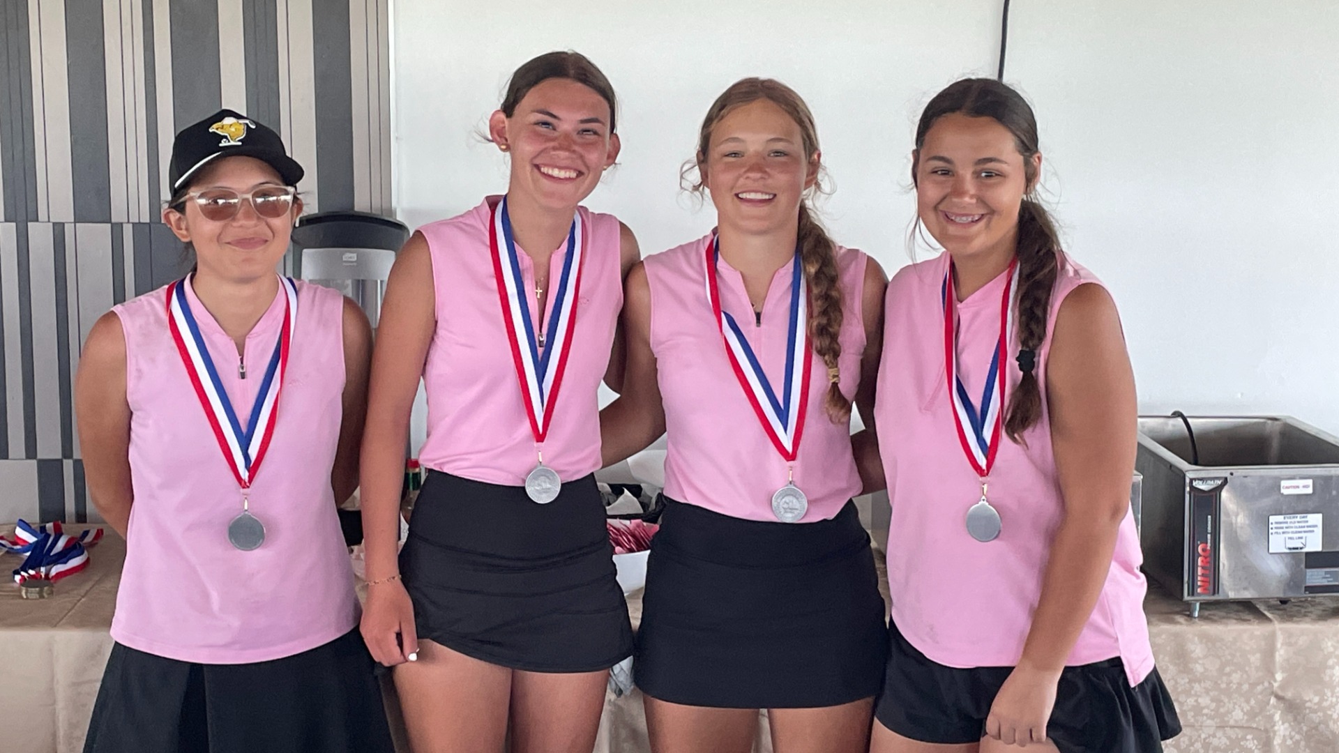 Slide 0 - Girls' Golf places 2nd at District Championship