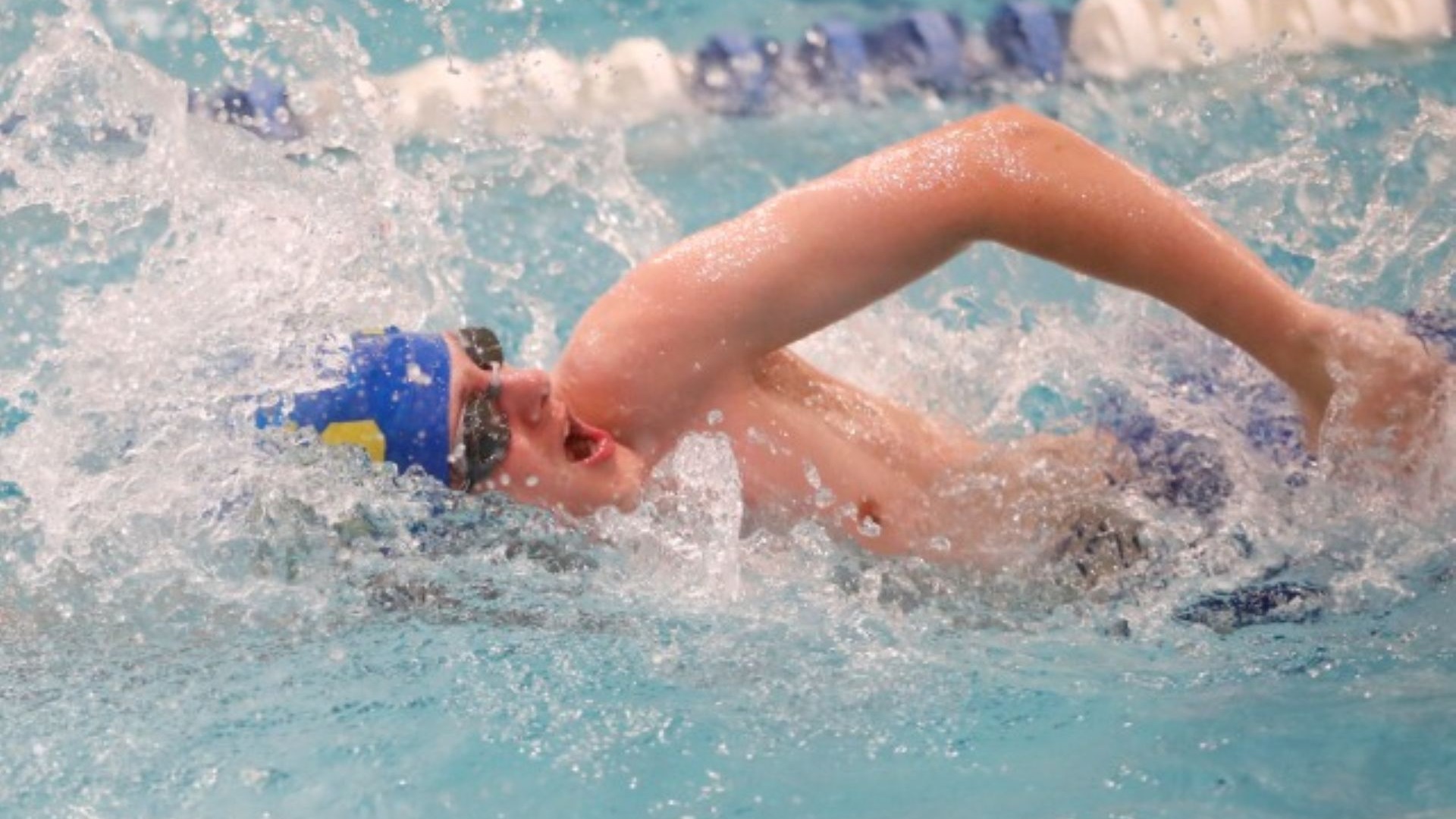 Slide 4 - BOSWELL JUMPS INTO THE SEASON AT KELLER NATATORIUM