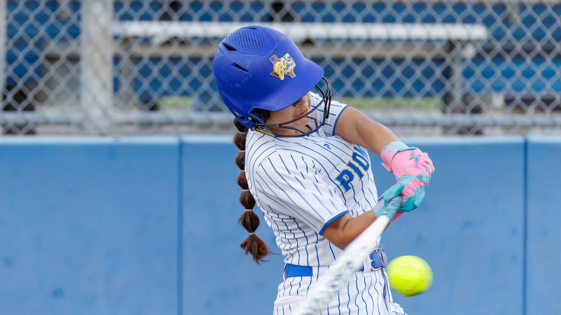 Slide 0 - LADY PIONEERS SCORE SWEEPING WIN ON SENIOR NIGHT