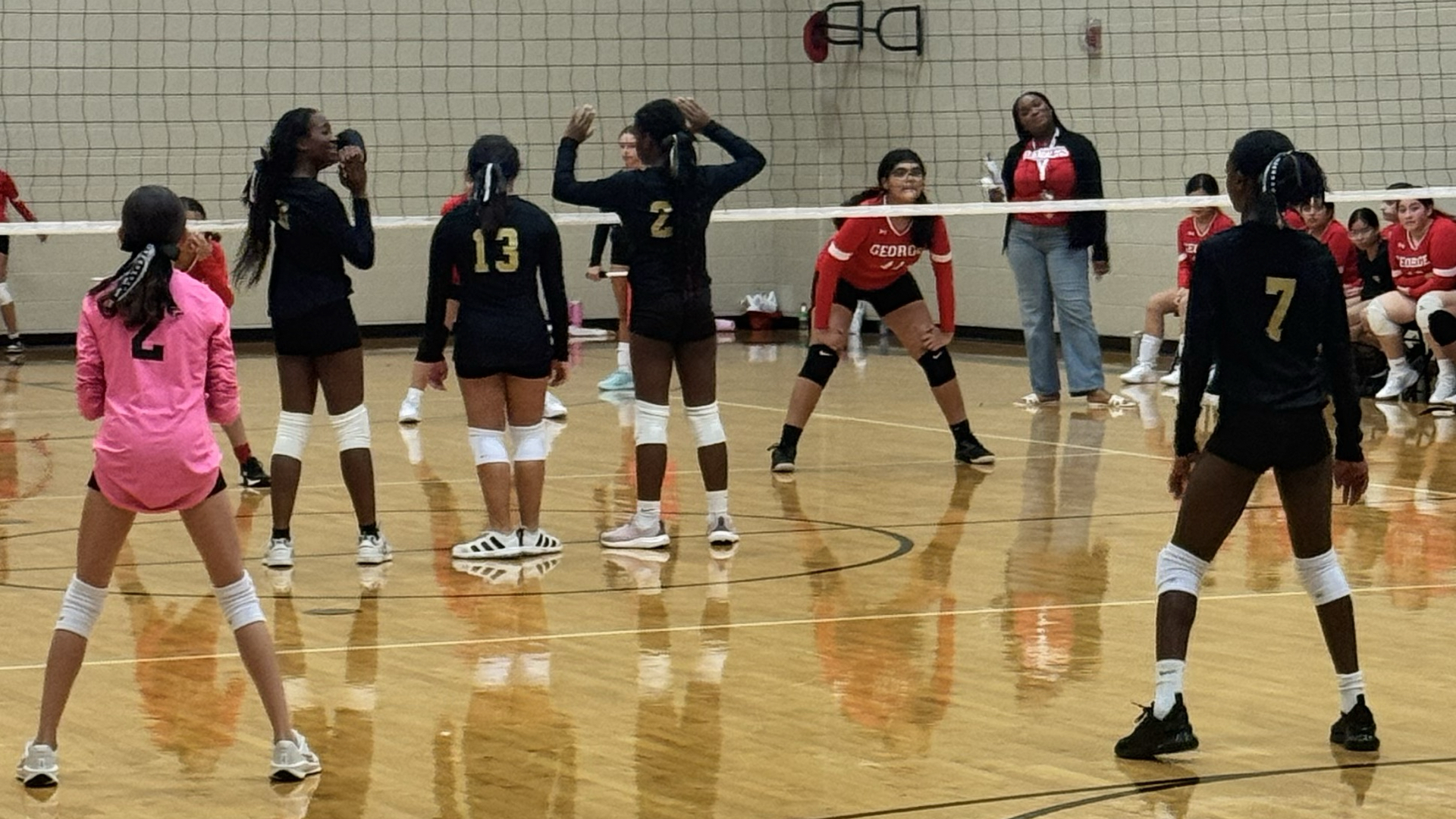 Slide 2 - 7B Volleyball vs George JH